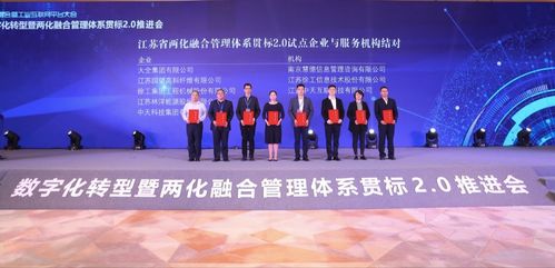 中天互联全面助力江苏省两化融合贯标2.0，赋能企业数字化转型